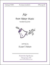 Air from Water Music Handbell sheet music cover